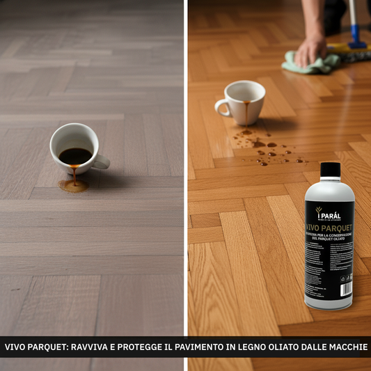 VIVO PARQUET PARÁL - Rinnova Legno e Aumenta Proprietà ANTIMACCHIA - 1Lt