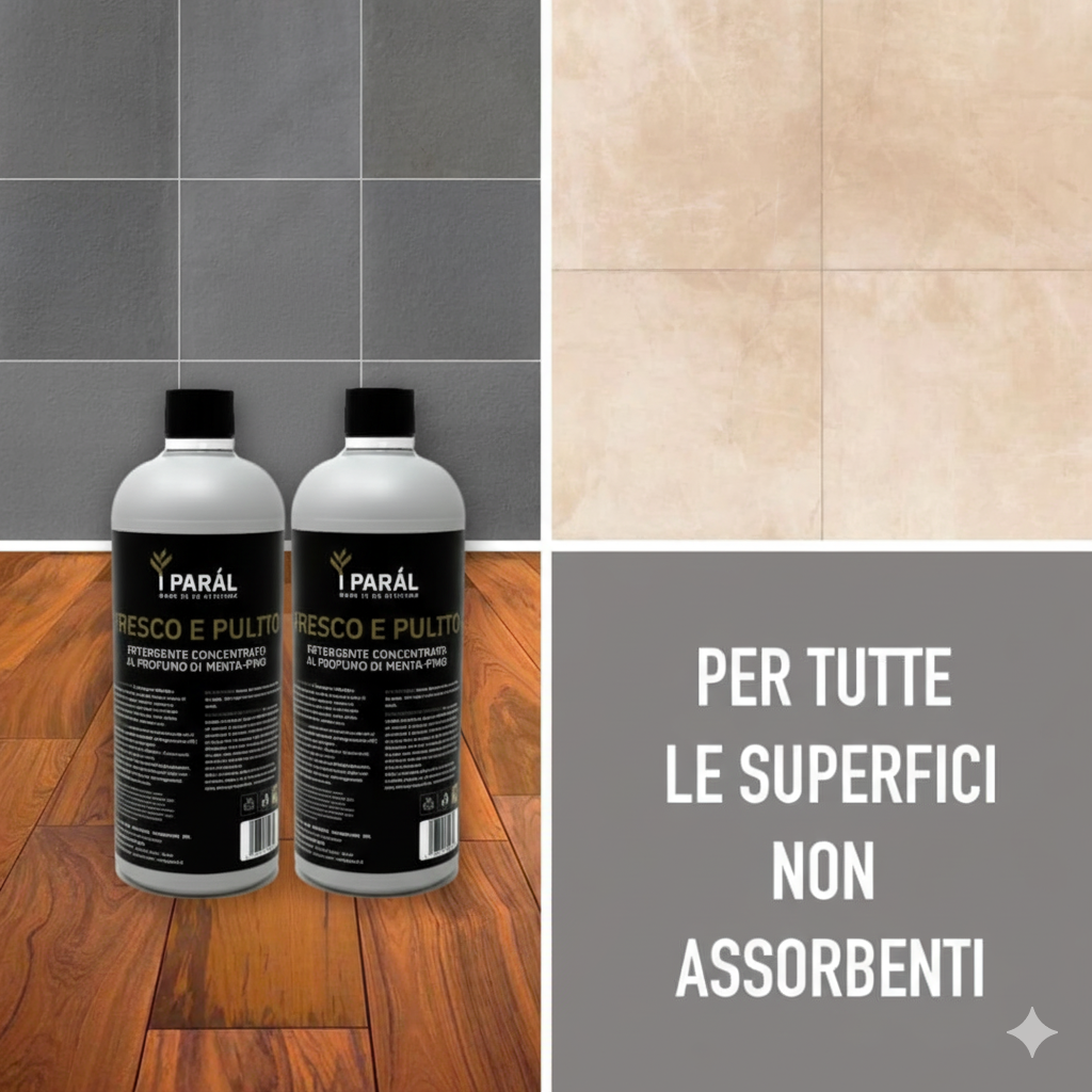 FRESCO E PULITO PARÁL (venduto in 2 confezioni da 1Lt) - Detergente Pavimenti Professionale