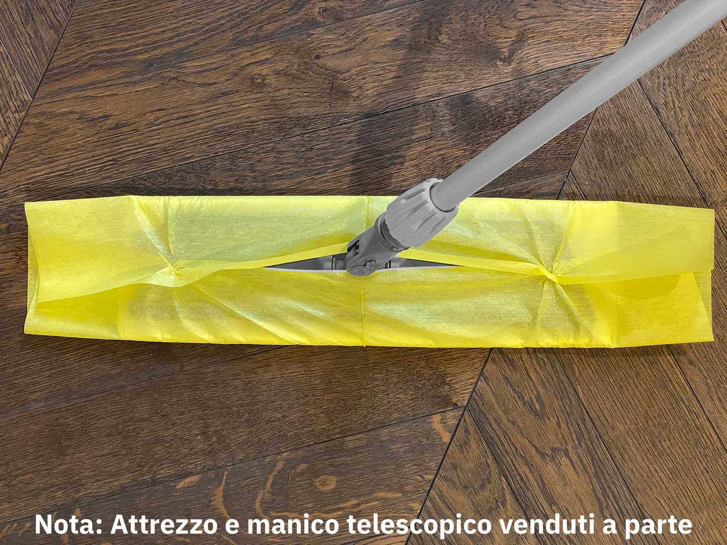 Panni Gialli Parquet Cattura Polvere PARÁL per PARQUET OLIATI, cm.60x30 (50 Pz per confezione)
